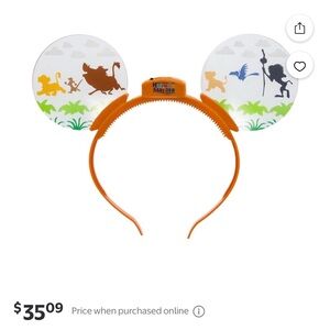 Disney Lion King Kunamata Rare Headband